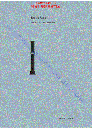 B&O-BeolabPenta-Type-663x维修电路原理图.pdf