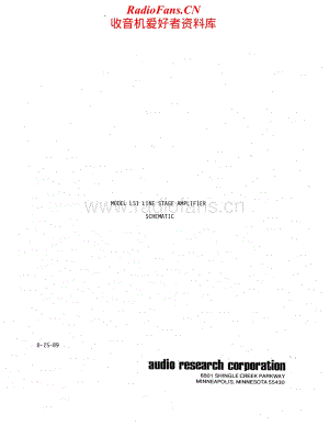 AudioResearch-LS1-pre-sch维修电路原理图.pdf