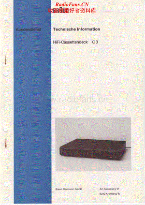 Braun-C3-tape-sm维修电路原理图.pdf