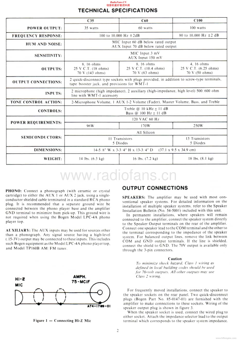 Bogen-C100-pa-sm维修电路原理图.pdf_第2页