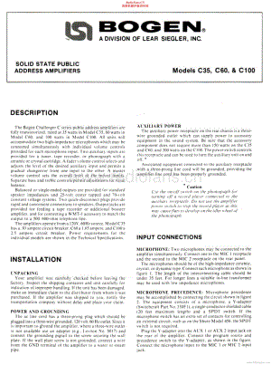 Bogen-C100-pa-sm维修电路原理图.pdf