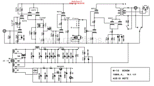 AudioNote-M10-pre-sch维修电路原理图.pdf