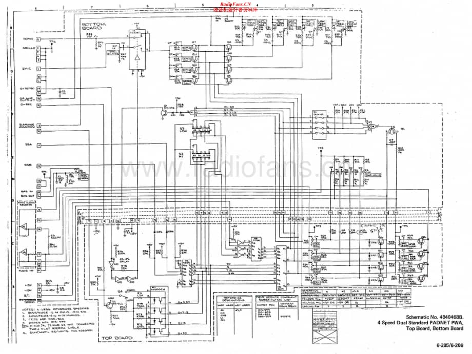 Ampex-4speedPadnet-tape-sch维修电路原理图.pdf_第1页