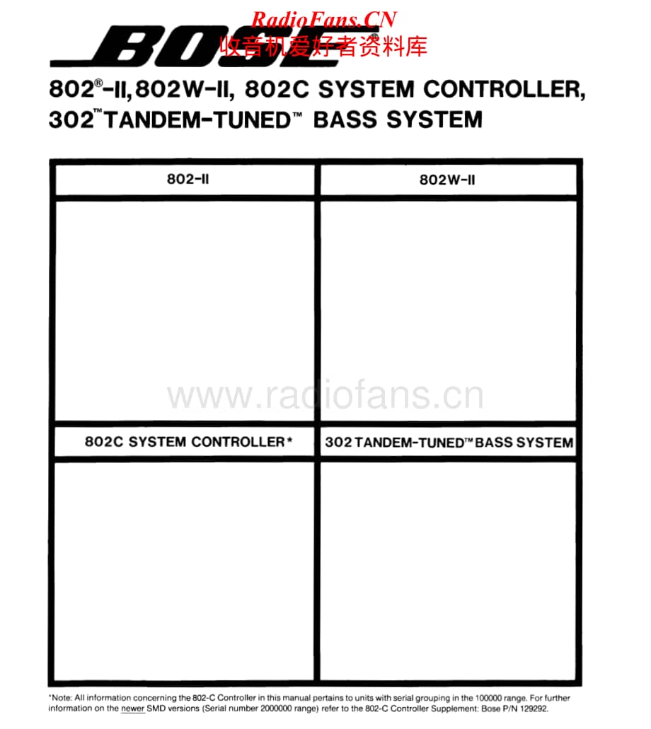 Bose-802-sc-sm维修电路原理图.pdf_第1页
