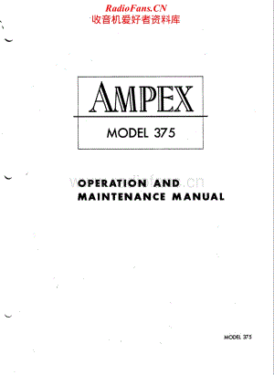 Ampex-375-tape-sm维修电路原理图.pdf