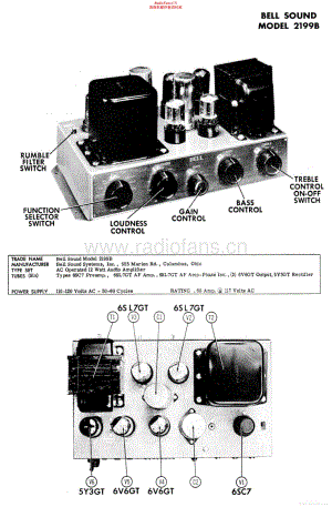 BellSound-2199B-int-sm维修电路原理图.pdf