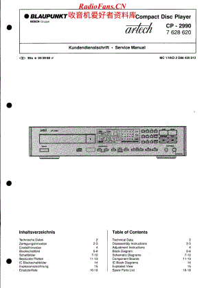 Blaupunkt-CP2990-cd-sm维修电路原理图.pdf