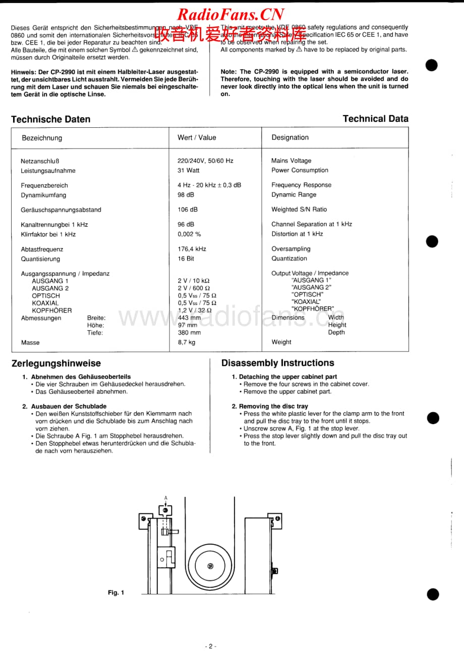 Blaupunkt-CP2990-cd-sm维修电路原理图.pdf_第2页