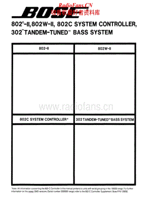 Bose-802C-sc-sm维修电路原理图.pdf