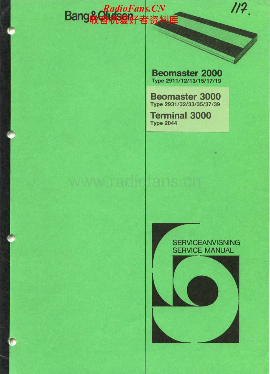 B&O-Beomaster2000-type-291x维修电路原理图.pdf_第1页