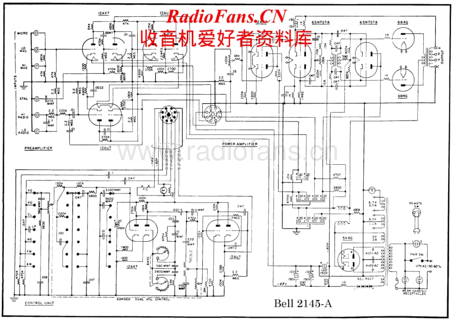 Bell-2145A-int-sch维修电路原理图.pdf_第1页