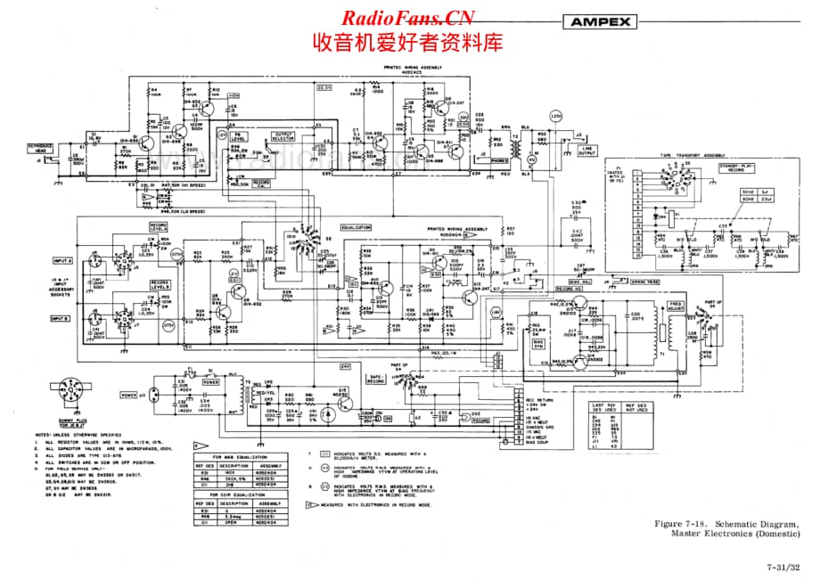 Ampex-AG600B-tape-sch维修电路原理图.pdf_第1页