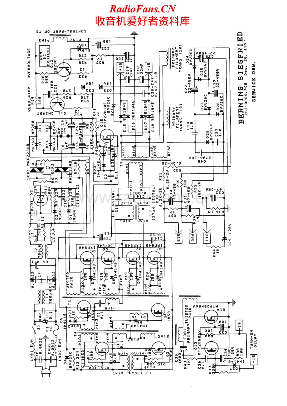 Berning-Siegfried-pwr-sch1维修电路原理图.pdf_第1页
