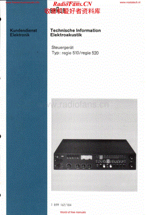Braun-Regie520-rec-sm维修电路原理图.pdf