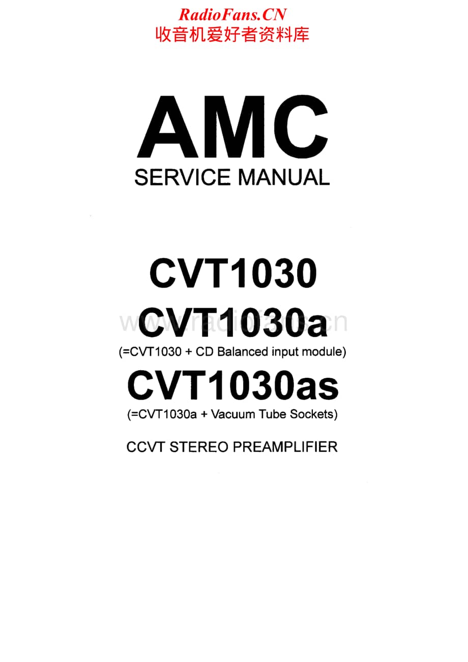 Amc-CVT1030A-pre-sm维修电路原理图.pdf_第1页