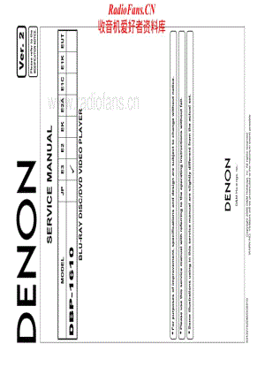 Denon-DBP1610-dvd-sm维修电路原理图.pdf