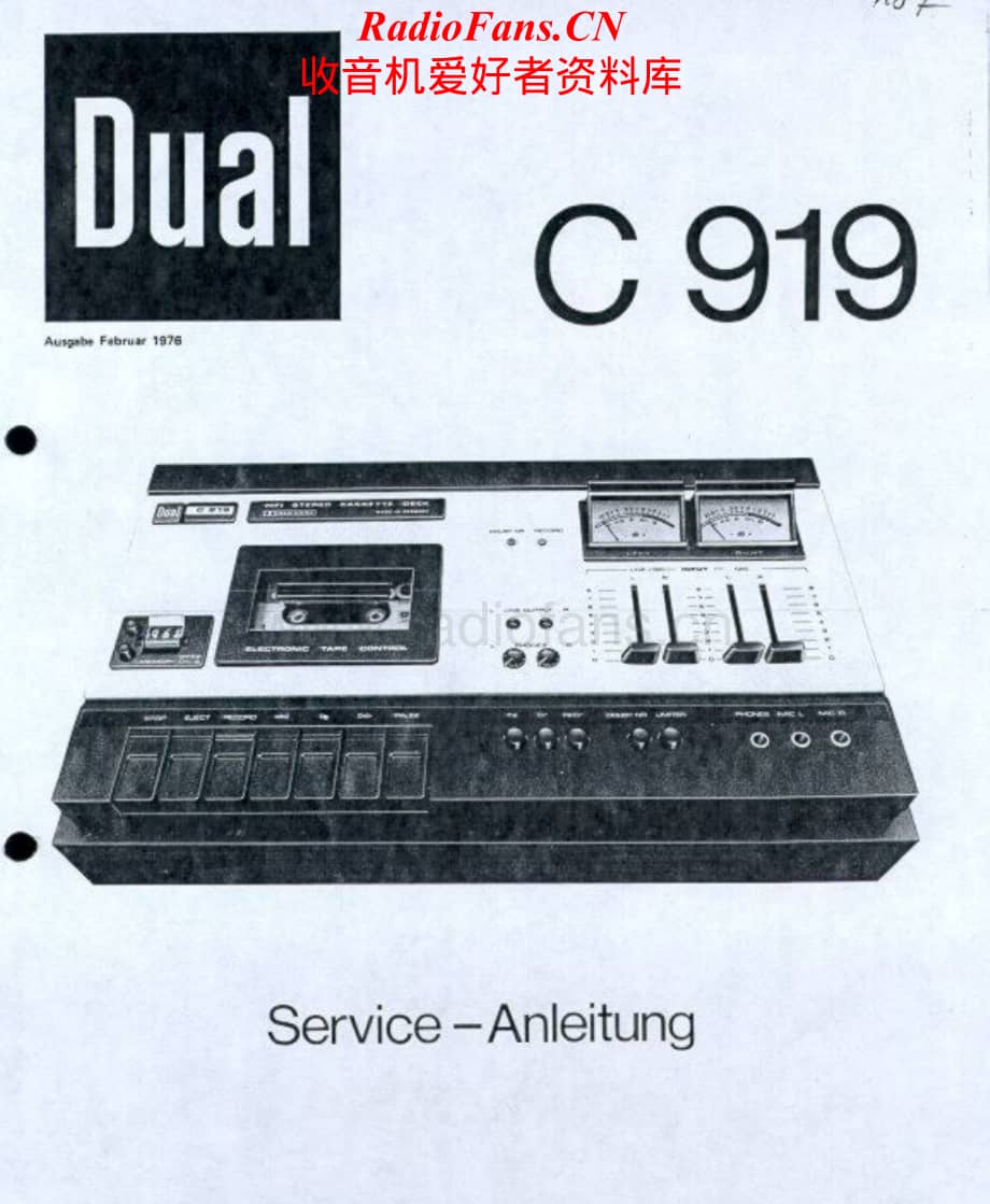 Dual-C919-tape-sm维修电路原理图.pdf_第1页