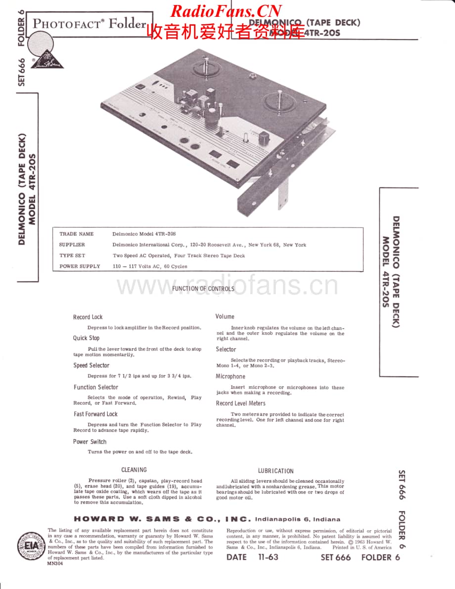 Delmonico-4TR20S-tape-sm维修电路原理图.pdf_第1页