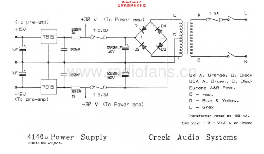 Creek-4140S2-pre-sch维修电路原理图.pdf_第1页