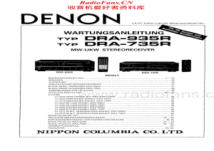 Denon-DRA735R-rec-sm维修电路原理图.pdf