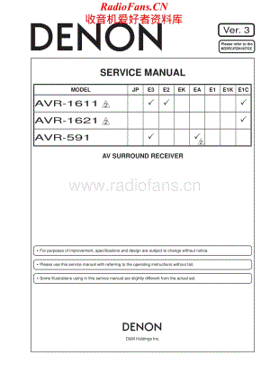 Denon-AVR1611-avr-sm维修电路原理图.pdf