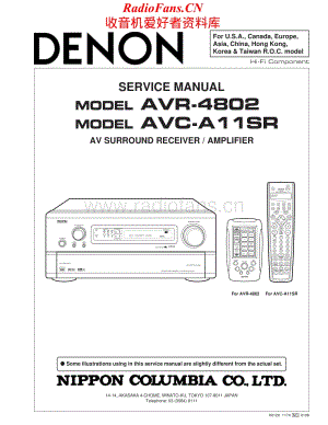 Denon-AVCA11SR-avr-sm维修电路原理图.pdf