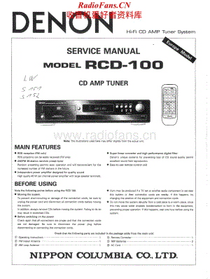 Denon-RCD100-cat-sm维修电路原理图.pdf