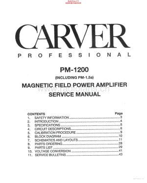 Carver-PM1,5A-pwr-sm维修电路原理图.pdf