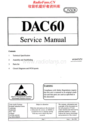Creek-DAC60-dac-sm维修电路原理图.pdf
