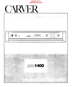 Carver-PM1400-pwr-sch维修电路原理图.pdf