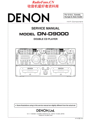 Denon-DND9000-cd-sm维修电路原理图.pdf