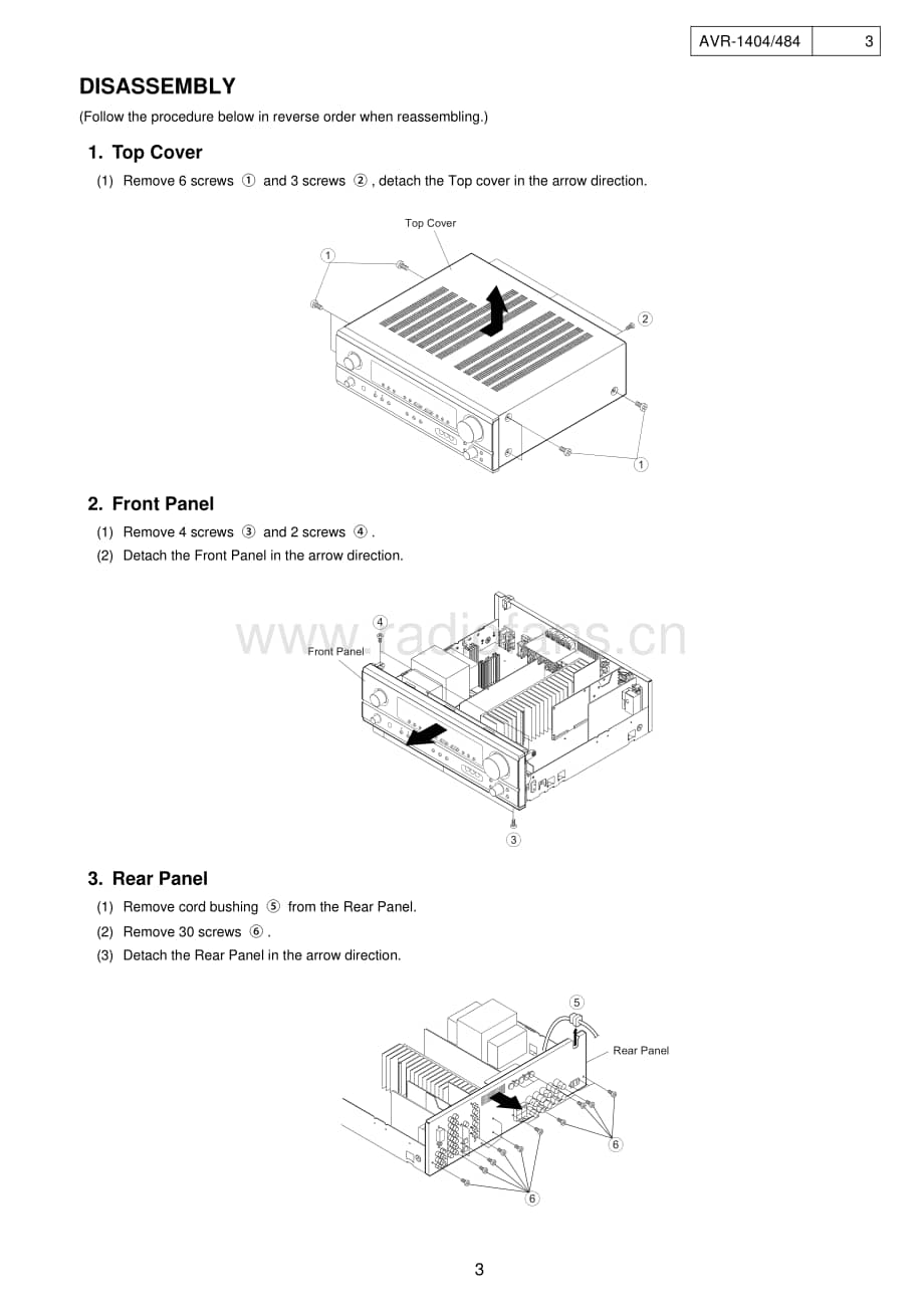 Denon-AVR1404-avr-sm维修电路原理图.pdf_第3页