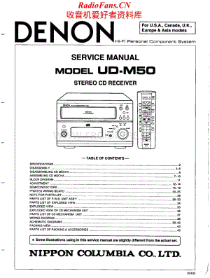 Denon-UDM50-rec-sm维修电路原理图.pdf