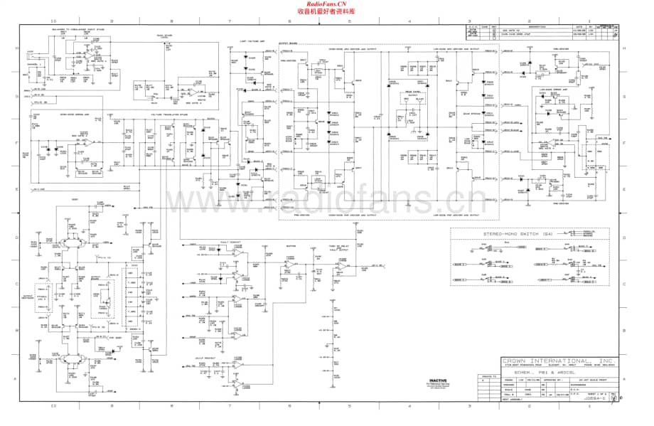 Crown-PB1B-pwr-sch维修电路原理图.pdf_第1页