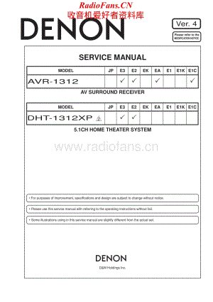 Denon-AVR1312-avr-sm维修电路原理图.pdf
