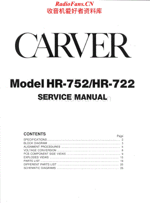 Carver-HR722-rec-sm维修电路原理图.pdf