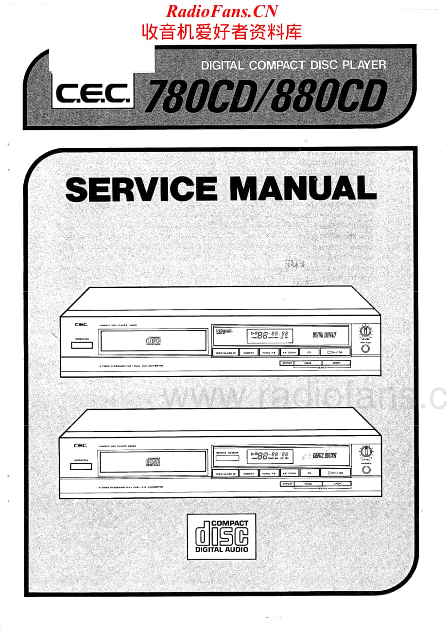 CEC-880CD-cd-sm维修电路原理图.pdf_第1页