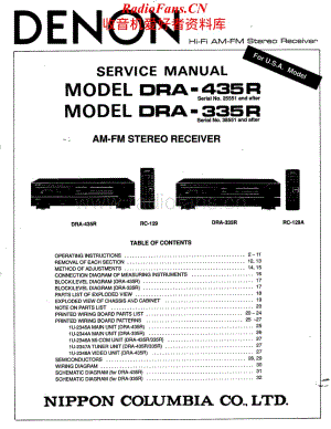 Denon-DRA435RUS-rec-sm维修电路原理图.pdf