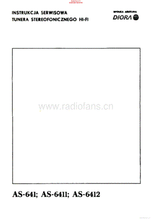 Diora-AS641-tun-sm维修电路原理图.pdf