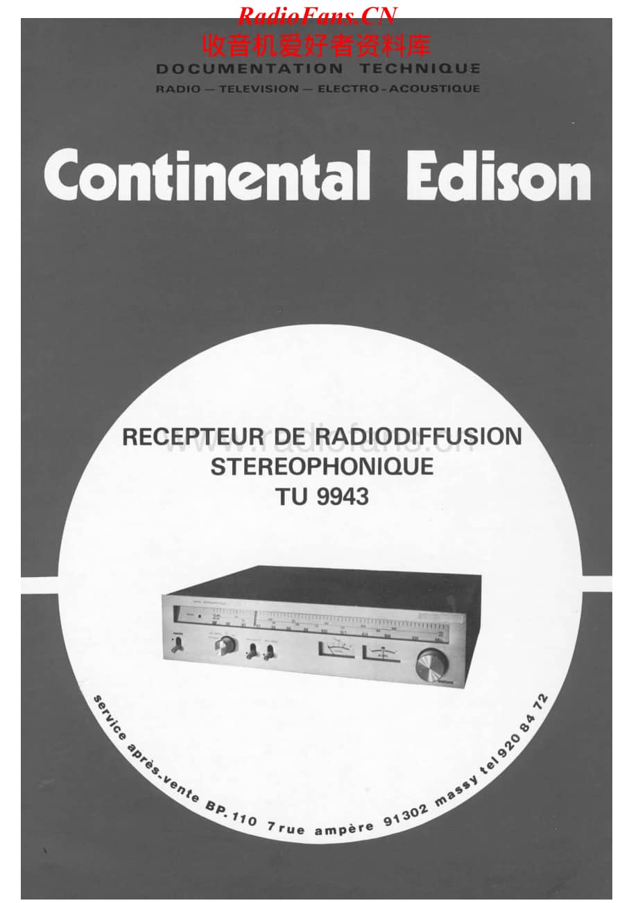 Continental-TU9943-tun-sm维修电路原理图.pdf_第1页