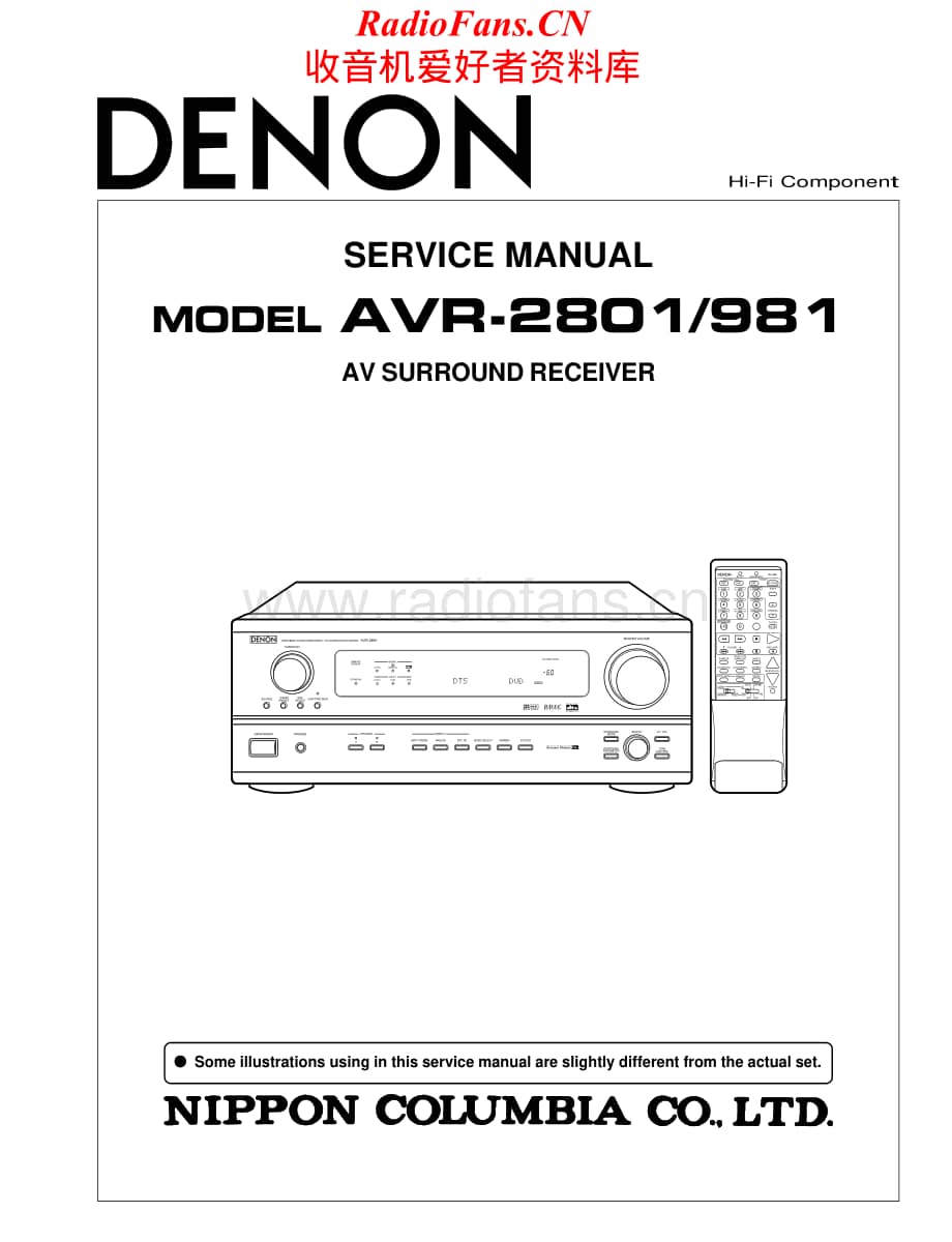 Denon-AVR981-avr-sm维修电路原理图.pdf_第1页