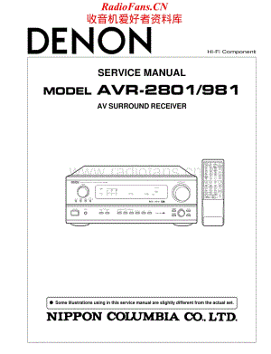 Denon-AVR981-avr-sm维修电路原理图.pdf