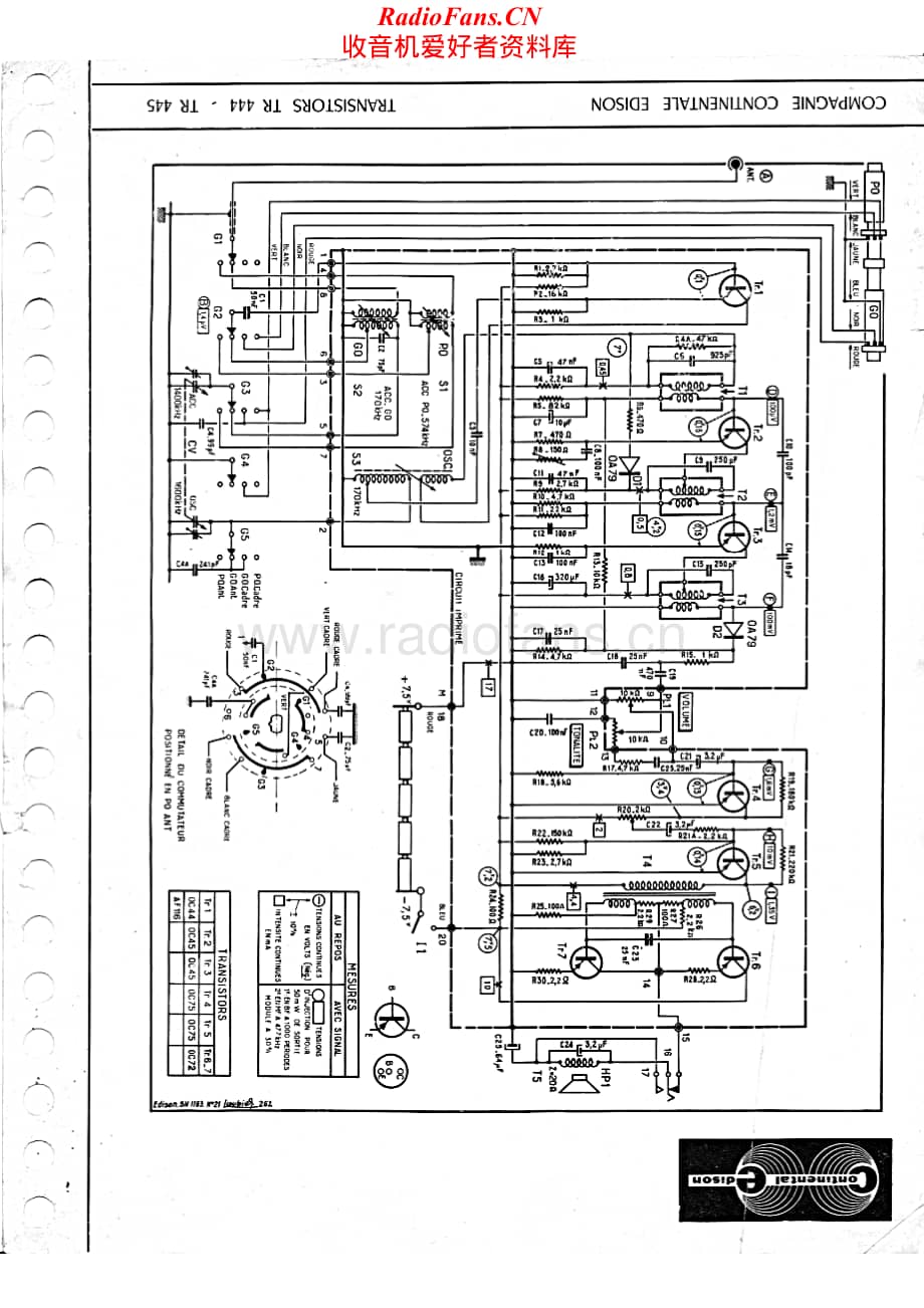 Continental-TR445-rec-sch维修电路原理图.pdf_第2页