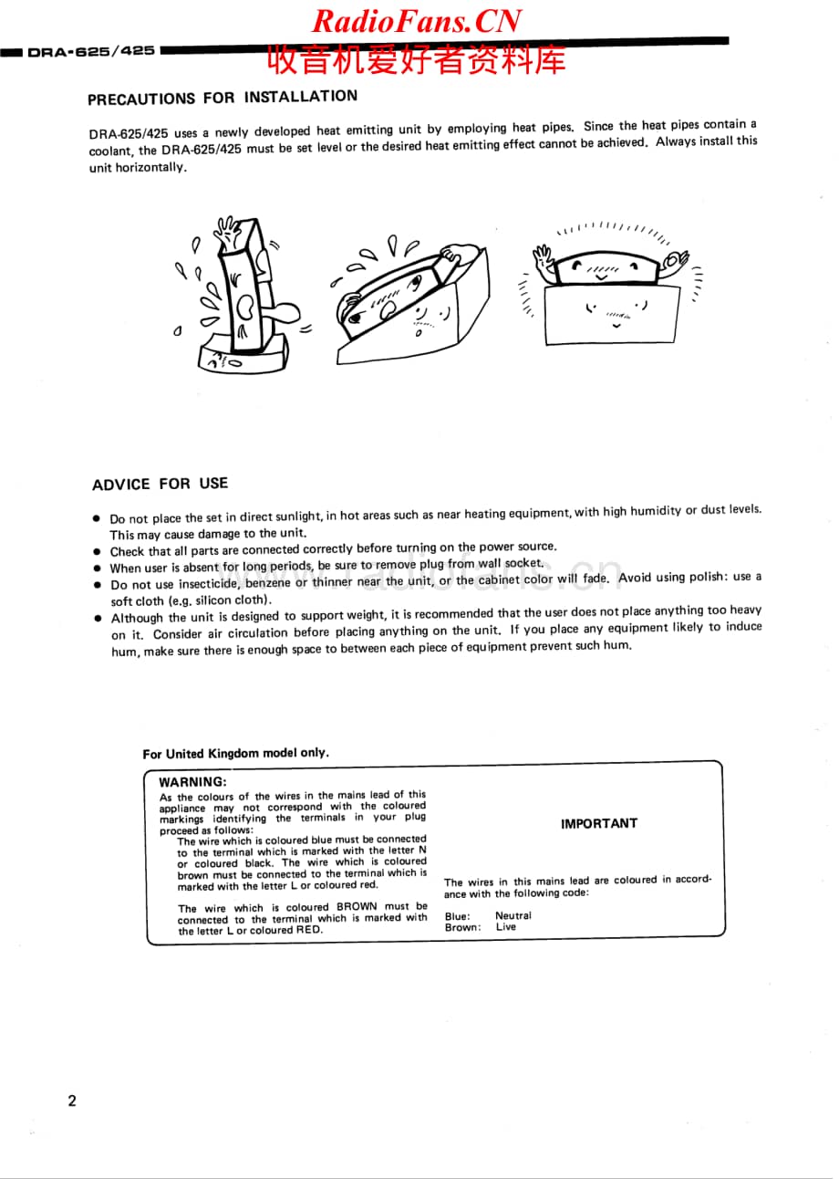 Denon-DRA425-rec-sm维修电路原理图.pdf_第2页