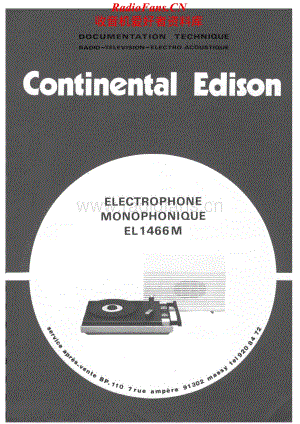 Continental-EL1466M-tt-sm维修电路原理图.pdf