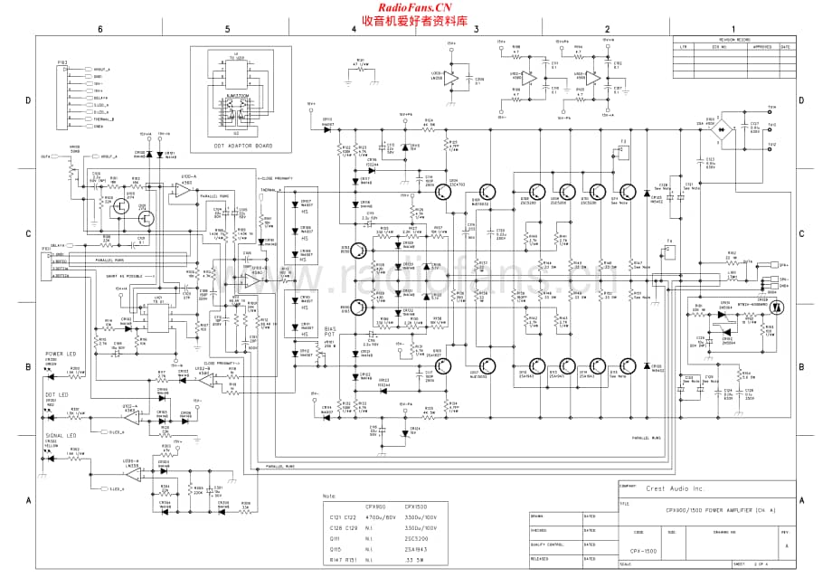 Crest-CPX1500-pwr-sch维修电路原理图.pdf_第1页