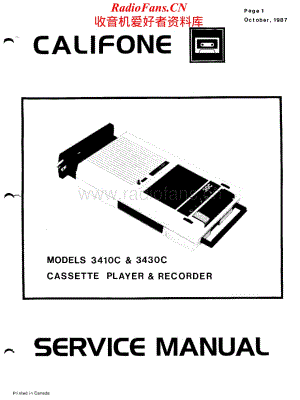 Califone-3410C-tape-sm维修电路原理图.pdf