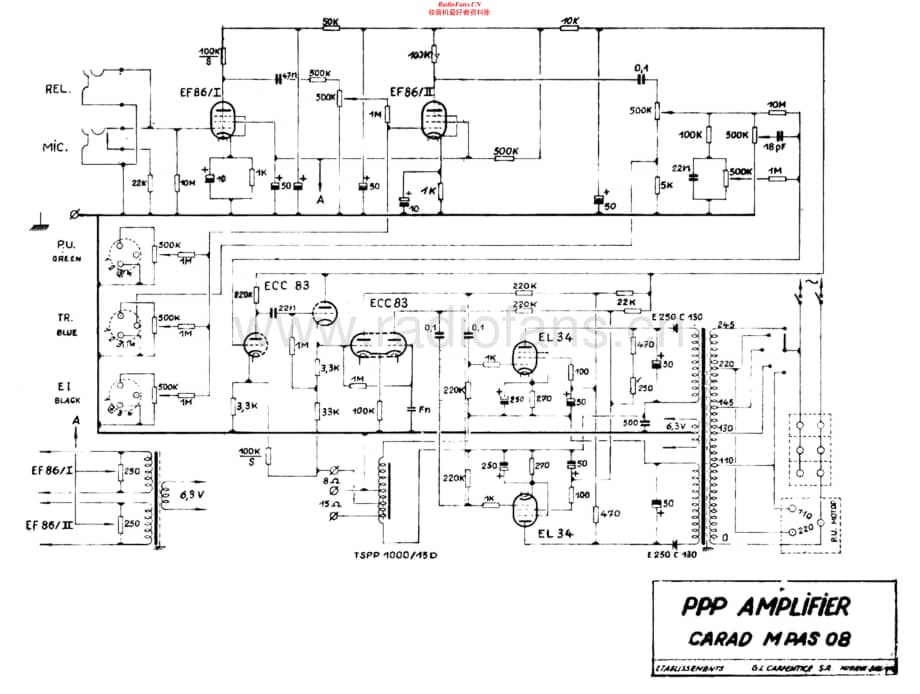 Carad-MPAS08-int-sch维修电路原理图.pdf_第1页