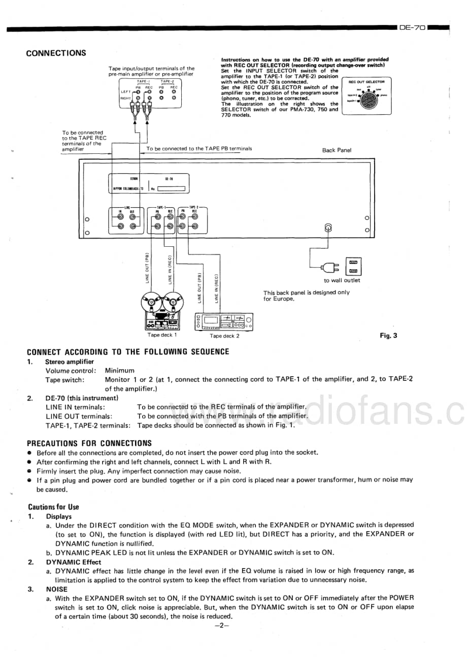 Denon-DE70-eq-sm维修电路原理图.pdf_第3页