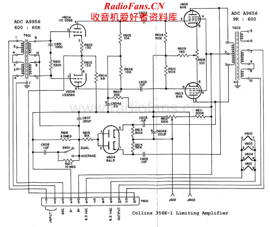 Collins-356U-lim-sch维修电路原理图.pdf_第1页